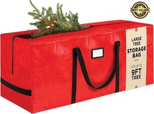 9ft Christmas Tree Storage Bag Waterproof Heavy Duty Zippered Handles For Trees