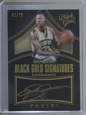 2015-16 Panini Black Gold Signatures 43/75 Ray Allen #BG-RAL Auto HOF y8a