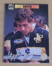 1995  # 31  AYRTON SENNA  1986  GP  ITALIE  MONZA   CARTE RARE  FORMULE 1