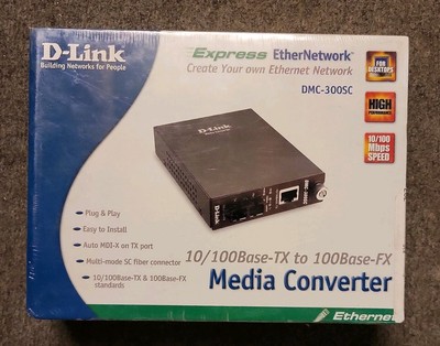 D-Link DMC-300SC OVP verschweißt, Medienkonverter