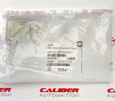 HARTING Han Mod-Aufnahme D-Sub-F 09140009931 Adapter Module  (NEW)