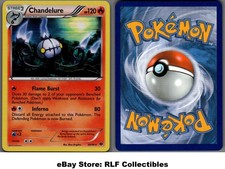 2012 Pokemon, B&W Next Destinies, #20/99 Chandelure, Holo Rare