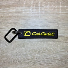Cub Cadet Keychain Lawn Mower Farm Tractor UTV Embroidered Double Sided Key Fob