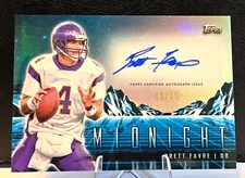 2024 Topps Midnight Horizon Signatures Brett Favre Auto /25 Vikings SSP