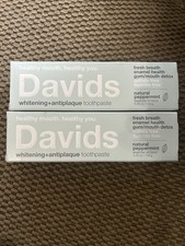 2 PK Whitening Antiplaque Toothpaste, Natural Peppermint, 5.25 oz