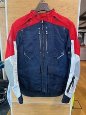 GENUINE BMW MOTORRAD GS RALLYE GORE-TEX MOTORCYCLE JACKET BLUE & RED SIZE - 58