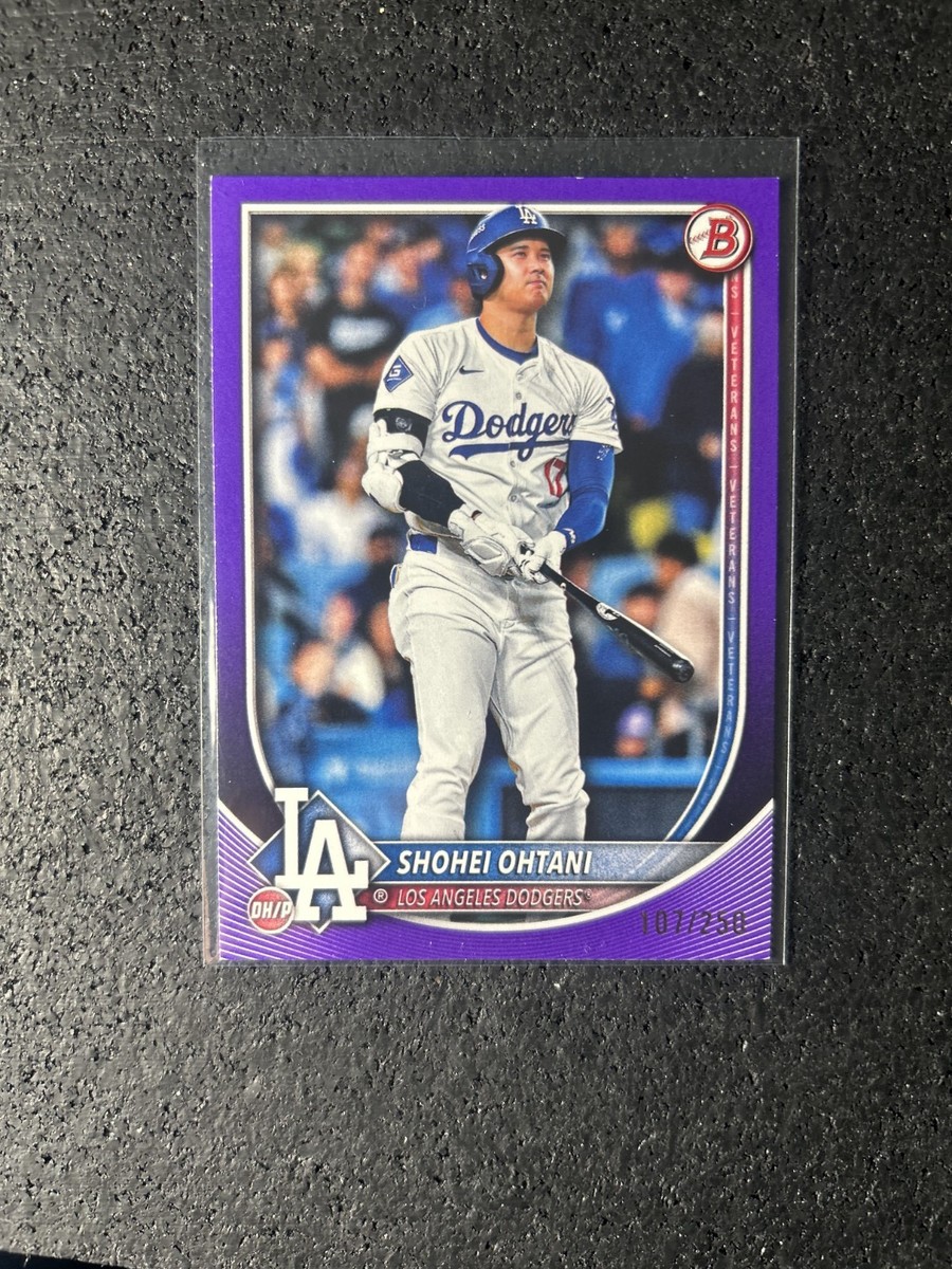 2019 bowman 大谷翔平　purple 2019 BOWMAN Shohei Ohtani #34 PURPLE Parallel 110/250