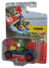 World of Nintendo Super Mario Kart 8 Yoshi Blue Car Jakks Pacific Figure