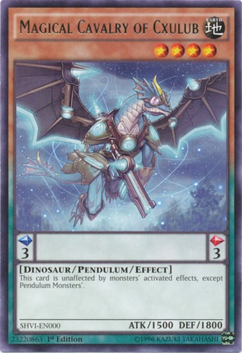 Magical Cavalry of Cxulub SHVI-EN000 1st Edition Rare Moderately Played