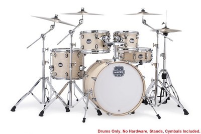 Mapex Mars Maple Natural Satin Fusion Drums 20_10_12_14_14 Drums Shells | Dealer