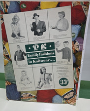 Vintage P K Family Fashions in Knitwear Magazine