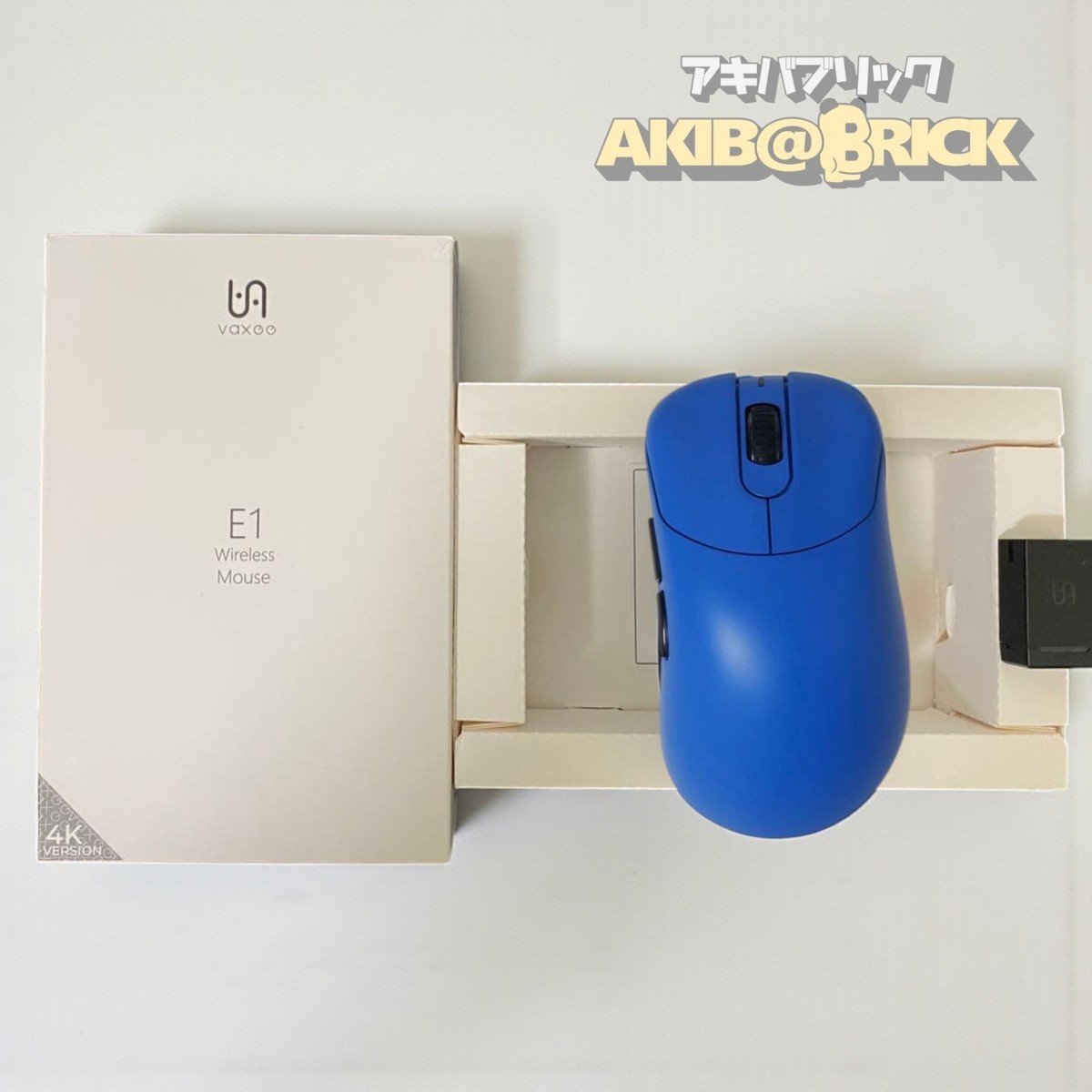 Vaxee E1 Wireless Ergonomic Gaming Mouse Blue 4K DPI Issue Japan