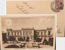 Reggio Calabria postcard travelled 1928