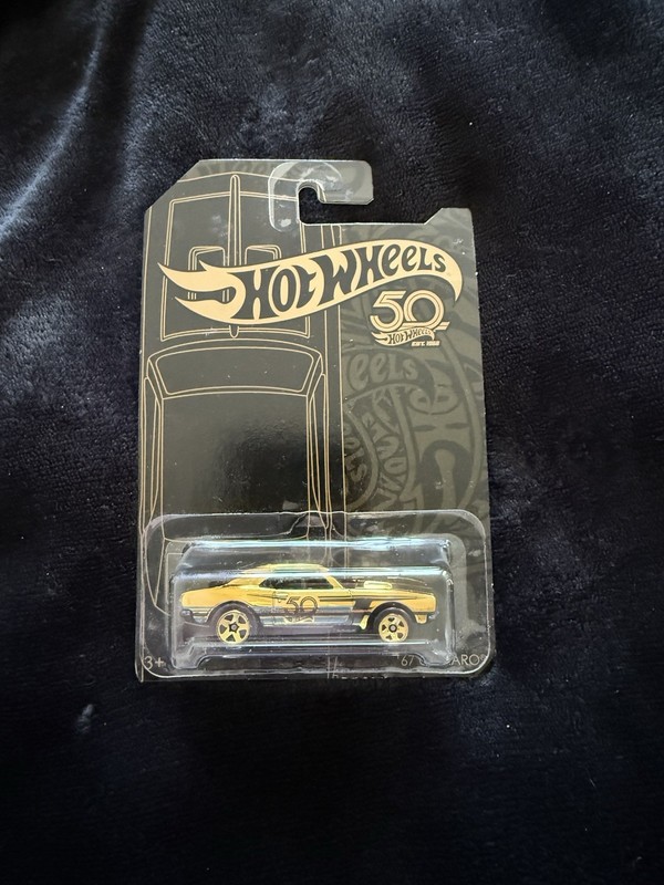 NEW Hot Wheels 50th Anniversary ‘67 Camaro Gold