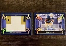 2025 Panini Silhouette Jeremiyah Love Jumbo Jersey Number Patch Auto Booklet /25