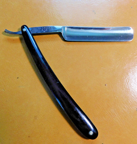 Vintage Blue Steel Keen Kutter Germany K16 W Straight Razor Simmons HDWE Co