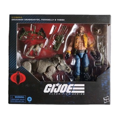GI JOE CLASSIFIED SERIES NR.125 Dreadnok Gnawgahyde & Pets Porkbelly & Yobbo Neu