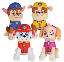 Set of 4 Paw Patrol Characters Chase Marshall...