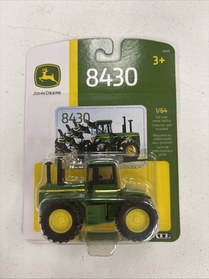 1/64th Scale John Deere 8430 Tractor 4wd Single Wheels Die-Cast Ertl 2009 NIB