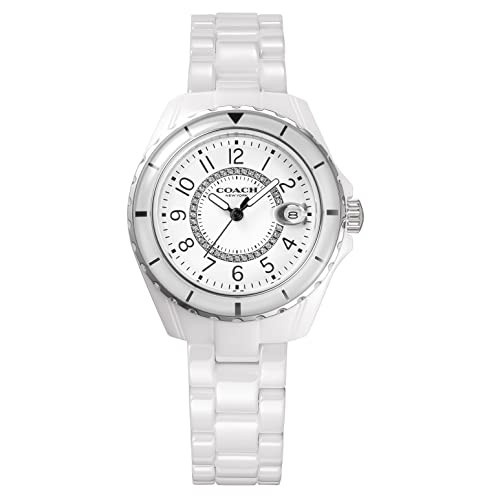 COACH WATCH PRESTON 14503462 Quartz Ceramic Women's White From