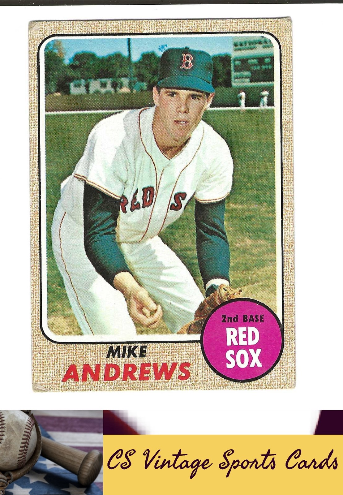 1968 Topps #502 Mike Andrews