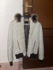 giacca donna refrigiwear imperm, color grigio/crema con pelliccia