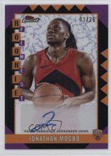 2024 Topps Finest Rookie Black Refractor 3/25 Jonathan Mogbo #RFA-JM Auto 11x6