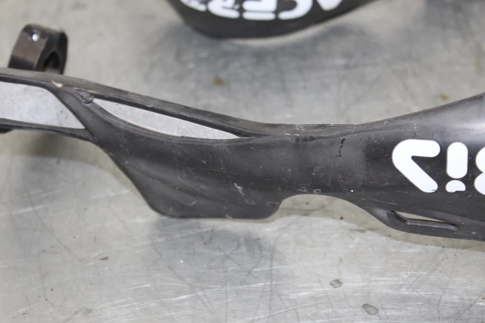 Honda CRF450R 2008 08 CRF 450 R Acerbis manillar izquierdo derecho protector cubierta manual Foto 3 de 4