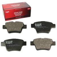 Kit 4 BremsbeläGe Hart Hinten FüR CitroËN C4 Coupe (La_) 1.4/1.6/2.0
