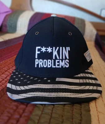 Cayler & Sons Snapback Cap Black  ''Fu**in Problems''