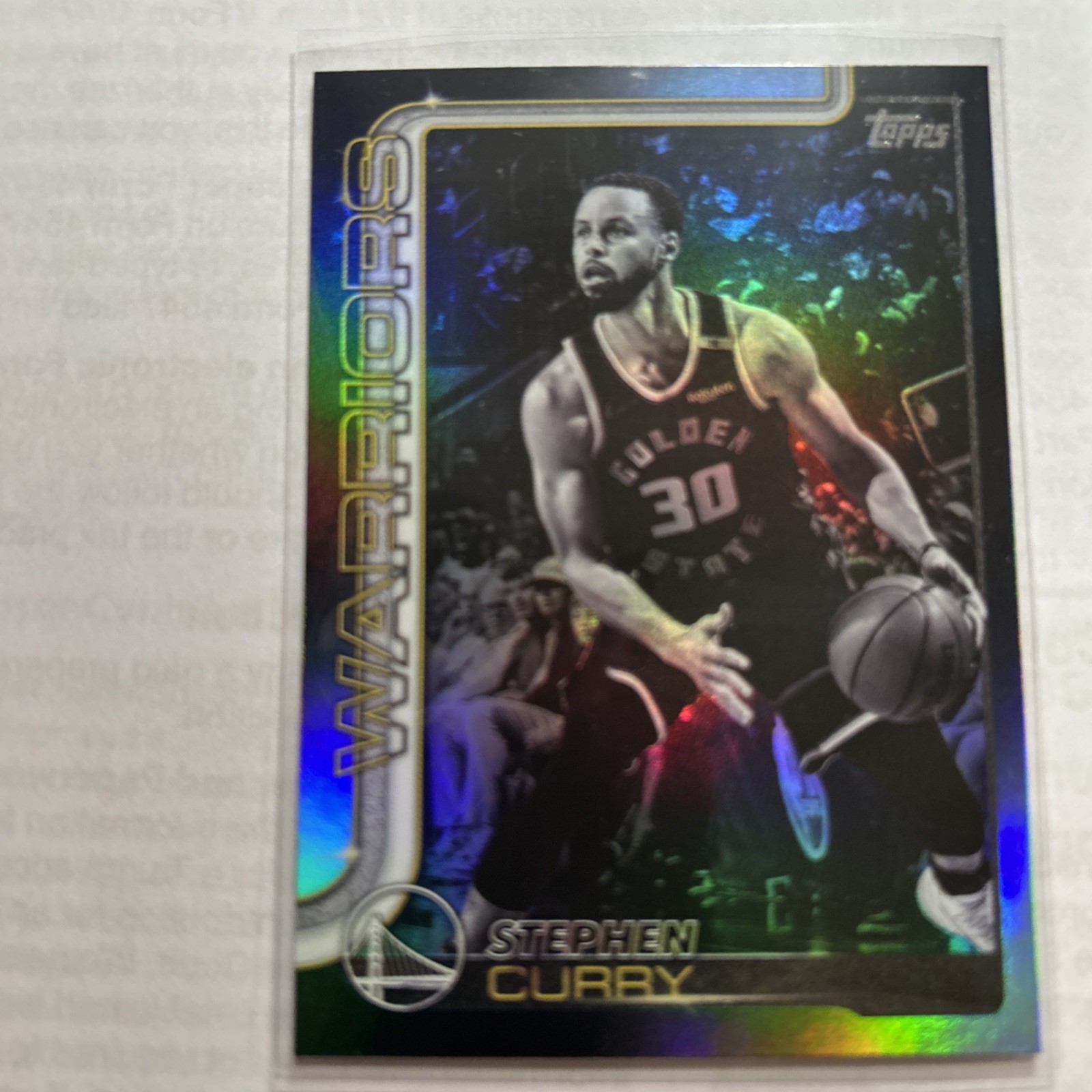2025-26 Topps Basketball - Stephen Curry #135 Blackout (BLACK FRIDAY EXCLUSIVE)