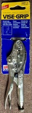NOS Vintage VISE-GRIP 5" Curved Jaw Locking Pliers w/ Wire Cutter 5WR-3 USA Made