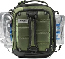 Titan High Performance Fridge Cold Expandable Insulated Lunch Olive Green 