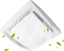 QK60S Bathroom Ventilation Grille Cover for Broan NuTone standard, White 