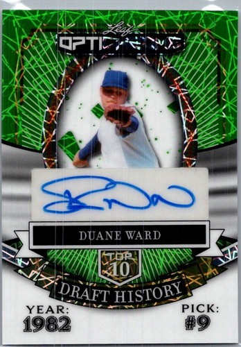 2025 Leaf Duane Ward Optichrome Baseball 1/1 Auto