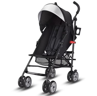Costway Lightweight Folding Baby Toddler Umbrella Stroller Travel Black