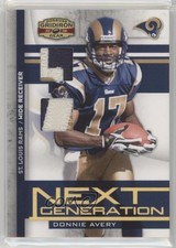 2008 Donruss Gridiron Gear Combo Jerseys Prime 3/50 Donnie Avery #NG-33 0v0
