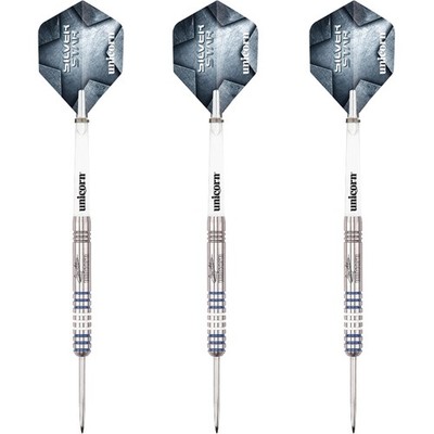 Unicorn Steel Darts Gary Anderson Silver Star Phase 1 P1 Steeltip Steeldart