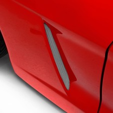 2005-2013 C6 Corvette Anodized Side Vent Screens Base Coupe Convertible
