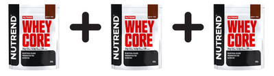 3 x Nutrend Whey Core, Chocolate & Cocoa - 900g (44,44 EUR/kg)
