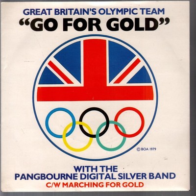 Great Britain's Olympic Team/Pangbourne Silver Band Go For Gold 7'' vinyl UK