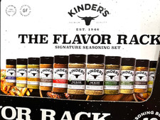 Kinder's Flavor Rack Signature Seasoning Gift Set 12 Bottles Assorted 8/2027