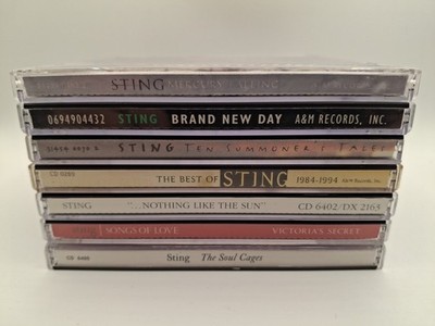 Lot Of 7 Sting Rock CDs B420