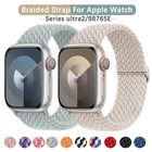 Braided Nylon iWatch Strap Ultra 2 49mm Adjustable Band All Sizes