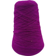 Delaine Worsted Mills Vintage Berry Onion Acrylic 2/24 Weaving Yarn Cone