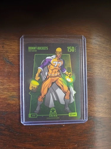 2025 BoBA Battle Arena Update Donny Buckets Luka Doncic Glow Battlefoil SP 150