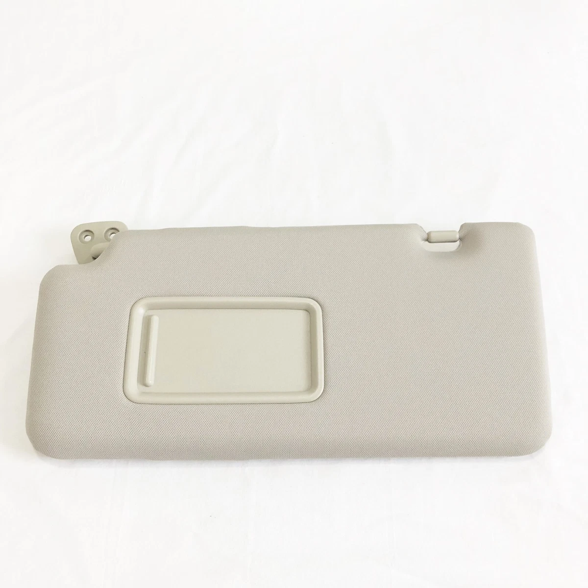 NEW 2007 2012 Nissan Versa Driver Sun Visor Left BEIGE W Mirror