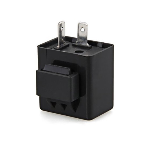Intermitente LED ajustable para motocicleta 12V 2 pines relé intermitente indicador de señal de giro - Imagen 10 de 12