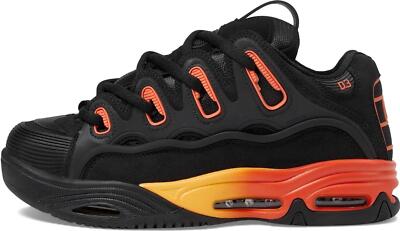 Osiris D3 2001 Black Orange Black Mens Skate Trainers Shoes