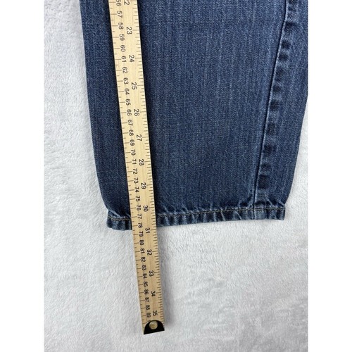 Levi's Jeans Herren 550 Blau Denim Straight Leg Jeans Größe 35x32 (34x31 Gemessen) - Bild 6 von 14